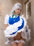 cosplay美女套图 c77 Sakuya Izayoi　白丝假发扮相(1)(105)